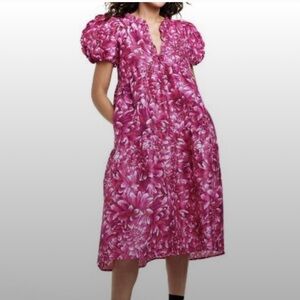 Kika Vargas mum floral punk dress